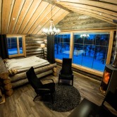 Panorama Lodge Cabin at Wilderness Hotel Muotka.